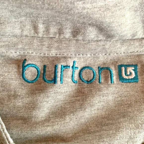 Burton Hoodie Dress Medium Sweatshirt Beach Coverup Gray Knit Drawstring Waist - Picture 3 of 7